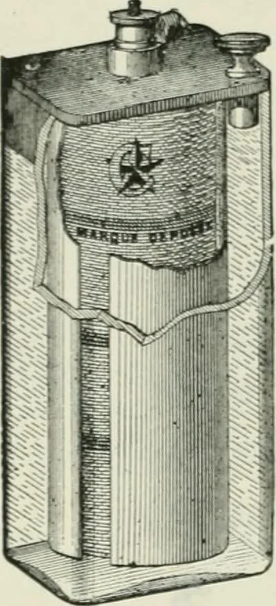 An illustration from Electrical installations of electric light, power, traction and industrial electrical machinery, 1902, leaf 187