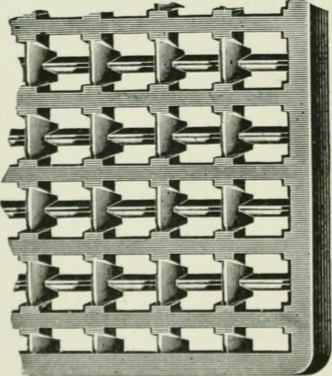 An illustration from Electrical installations of electric light, power, traction and industrial electrical machinery, 1902, leaf 187