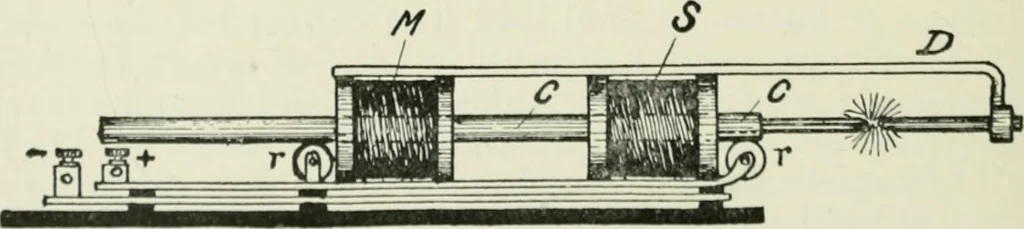 An illustration from Electrical installations of electric light, power, traction and industrial electrical machinery, 1902, leaf 207