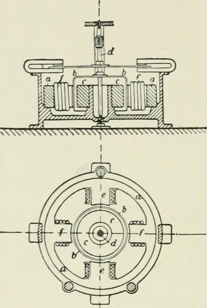 An illustration from Electrical installations of electric light, power, traction and industrial electrical machinery, 1902, leaf 227