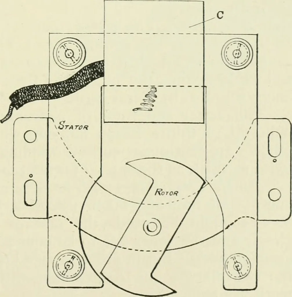 An illustration from Electrical installations of electric light, power, traction and industrial electrical machinery, 1902, leaf 236