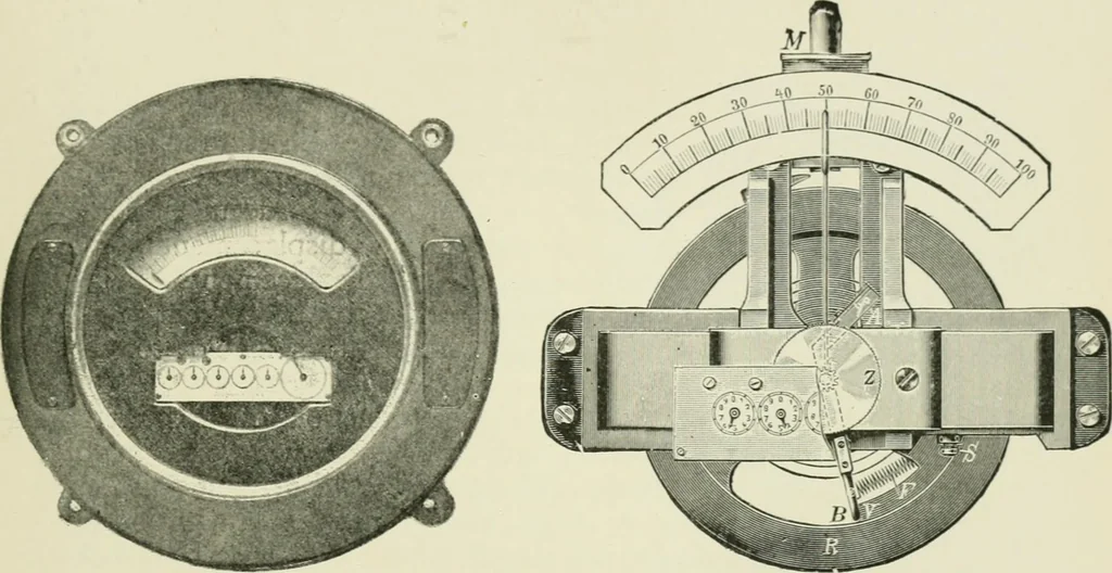 An illustration from Electrical installations of electric light, power, traction and industrial electrical machinery, 1902, leaf 240
