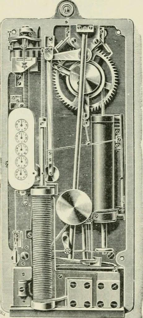 An illustration from Electrical installations of electric light, power, traction and industrial electrical machinery, 1902, leaf 241
