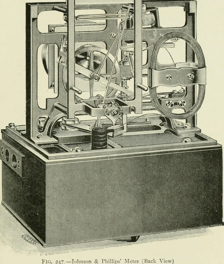 An illustration from Electrical installations of electric light, power, traction and industrial electrical machinery, 1902, leaf 244