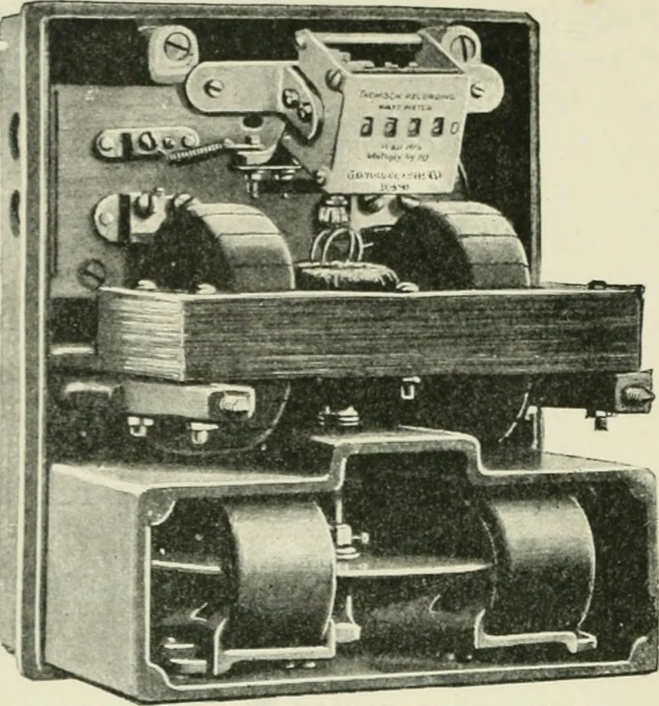 An illustration from Electrical installations of electric light, power, traction and industrial electrical machinery, 1902, leaf 253