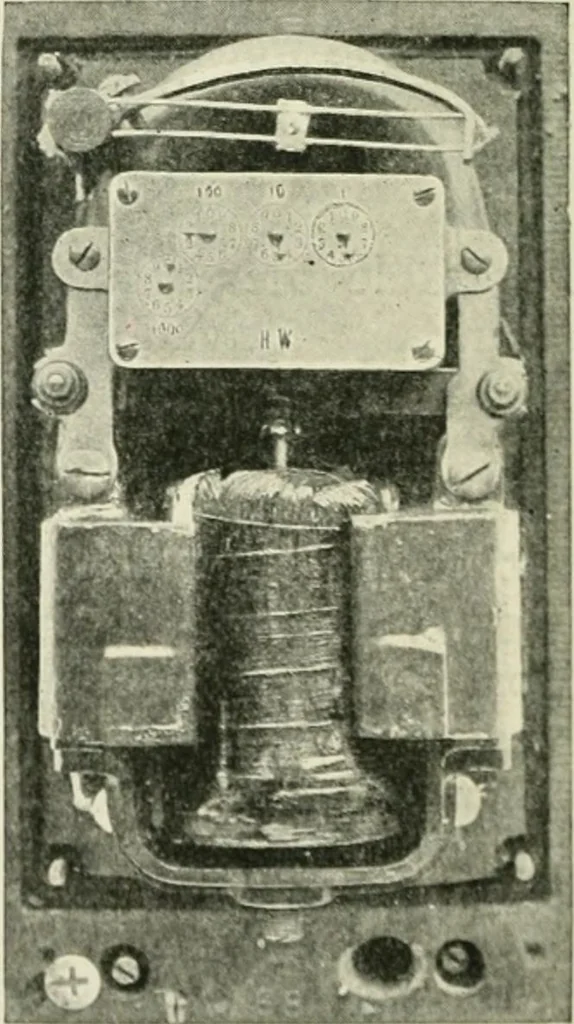 An illustration from Electrical installations of electric light, power, traction and industrial electrical machinery, 1902, leaf 253