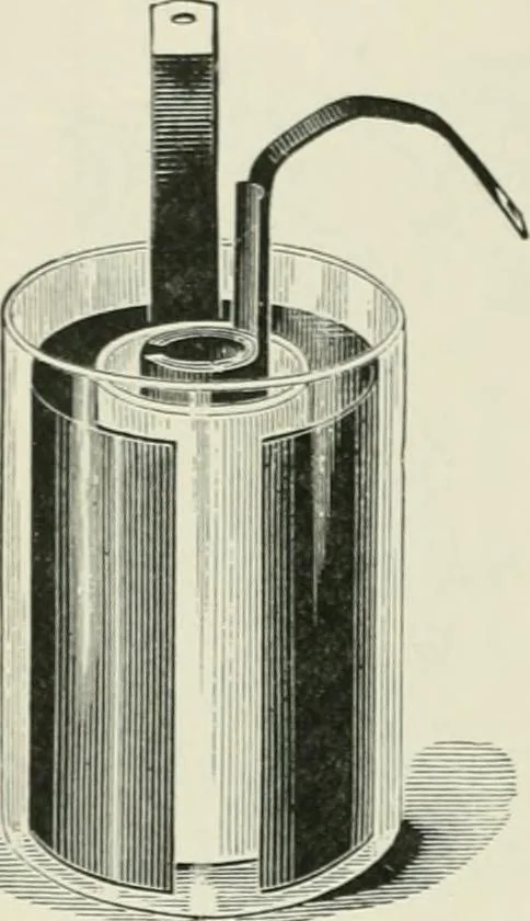 An illustration from Electrical installations of electric light, power, traction and industrial electrical machinery, 1902, leaf 39