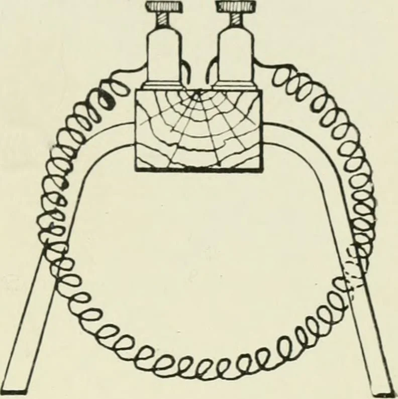 An illustration from Electrical installations of electric light, power, traction and industrial electrical machinery, 1902, leaf 48