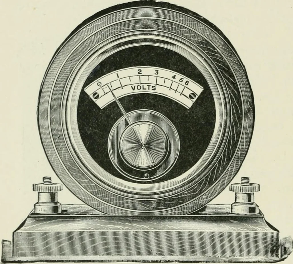 An illustration from Electrical installations of electric light, power, traction and industrial electrical machinery, 1902, leaf 55