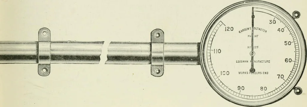 An illustration from Electrical installations of electric light, power, traction and industrial electrical machinery, 1902, leaf 88
