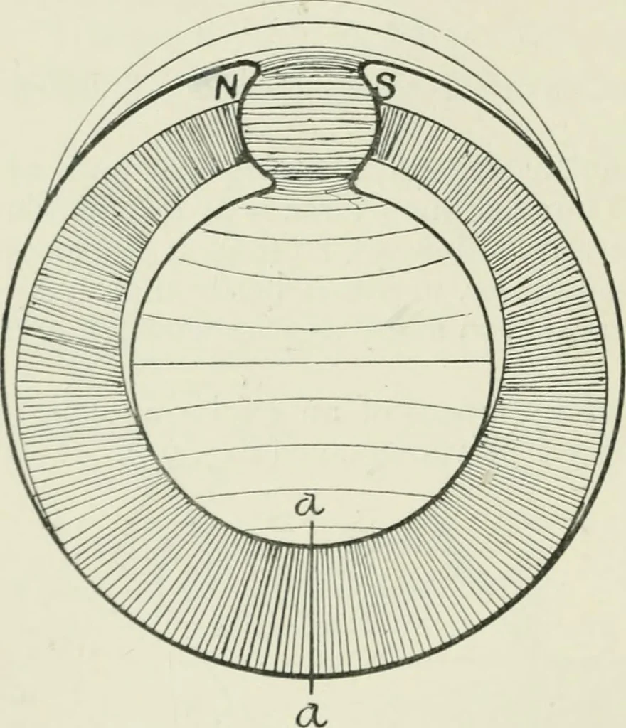 An illustration from Electrical installations of electric light, power, traction and industrial electrical machinery, 1902, leaf 97