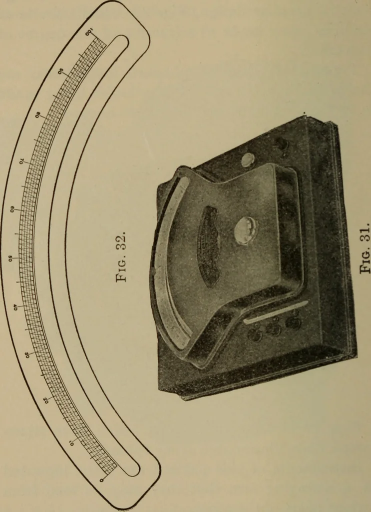 An illustration from Electrical instruments and testing; how to use the voltmeter, ohmmeter, ammeter, potentiometer, galvanometer, the Wheatstone bridge, and standard portable testing sets, 1907, leaf 67