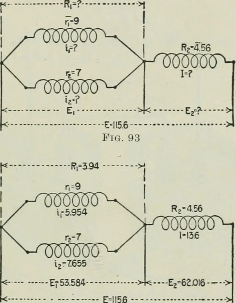 An illustration from Electrical machinery; a practical study course on installation, operation and maintenance, 1921, leaf 100