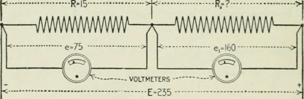 An illustration from Electrical machinery; a practical study course on installation, operation and maintenance, 1921, leaf 125