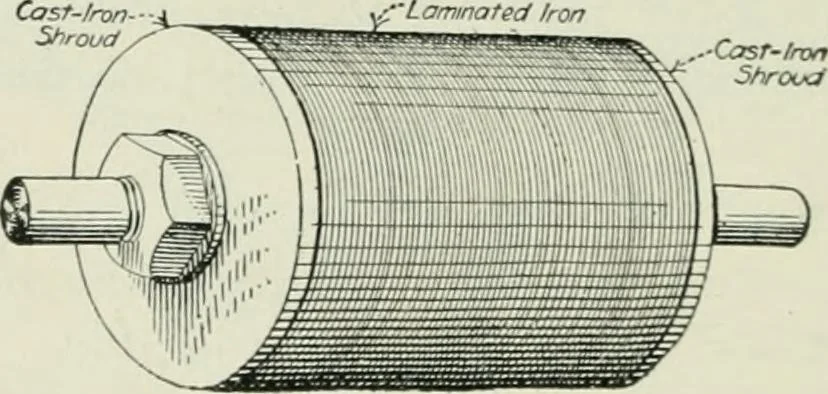 An illustration from Electrical machinery; a practical study course on installation, operation and maintenance, 1921, leaf 175