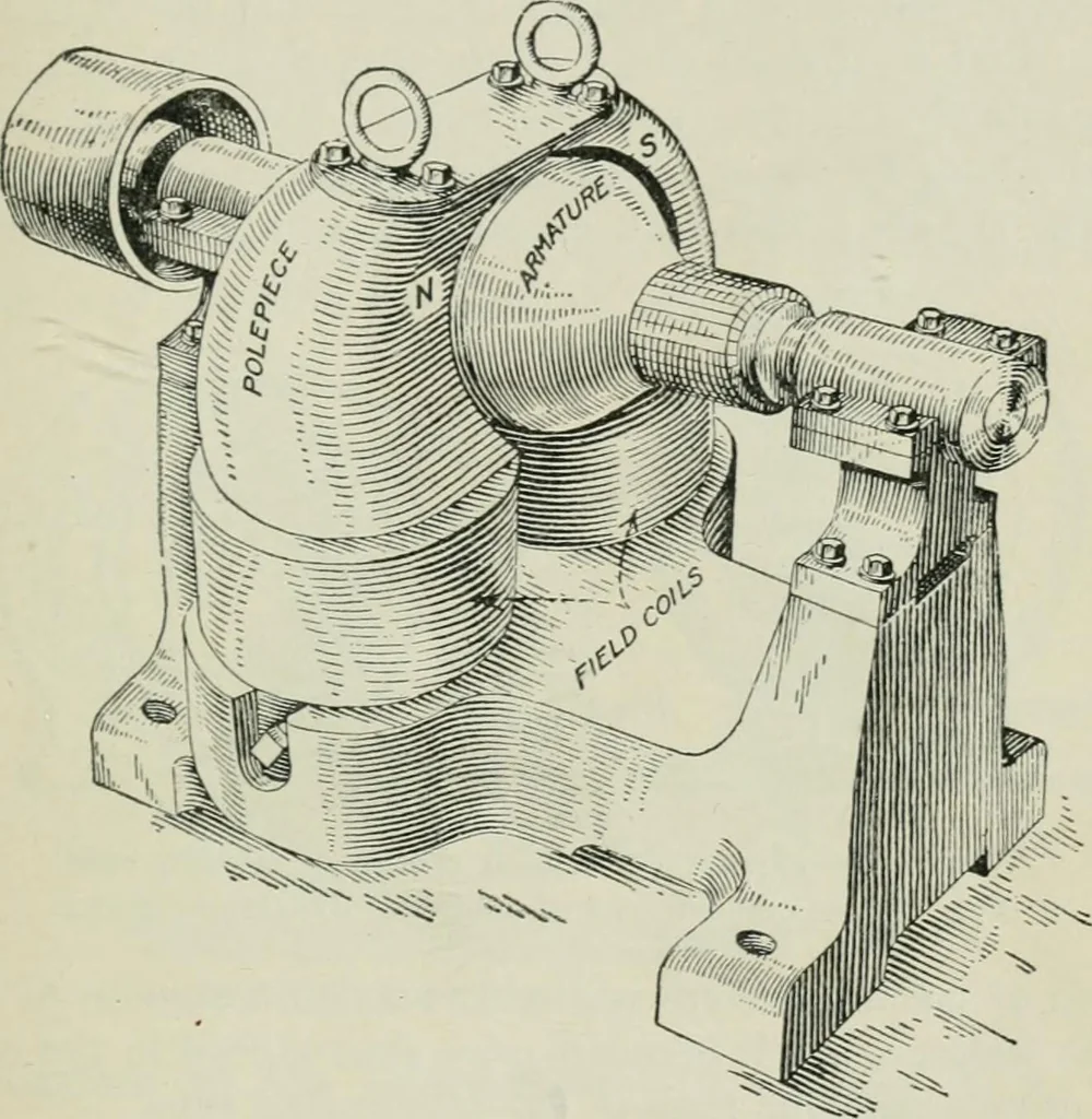 An illustration from Electrical machinery; a practical study course on installation, operation and maintenance, 1921, leaf 180