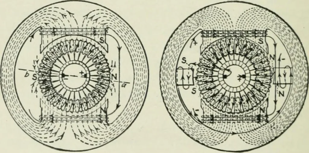 An illustration from Electrical machinery; a practical study course on installation, operation and maintenance, 1921, leaf 257