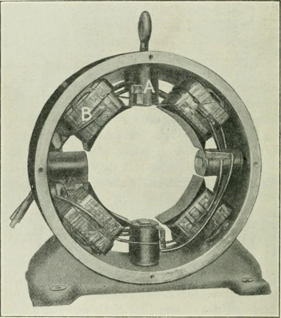 An illustration from Electrical machinery; a practical study course on installation, operation and maintenance, 1921, leaf 259