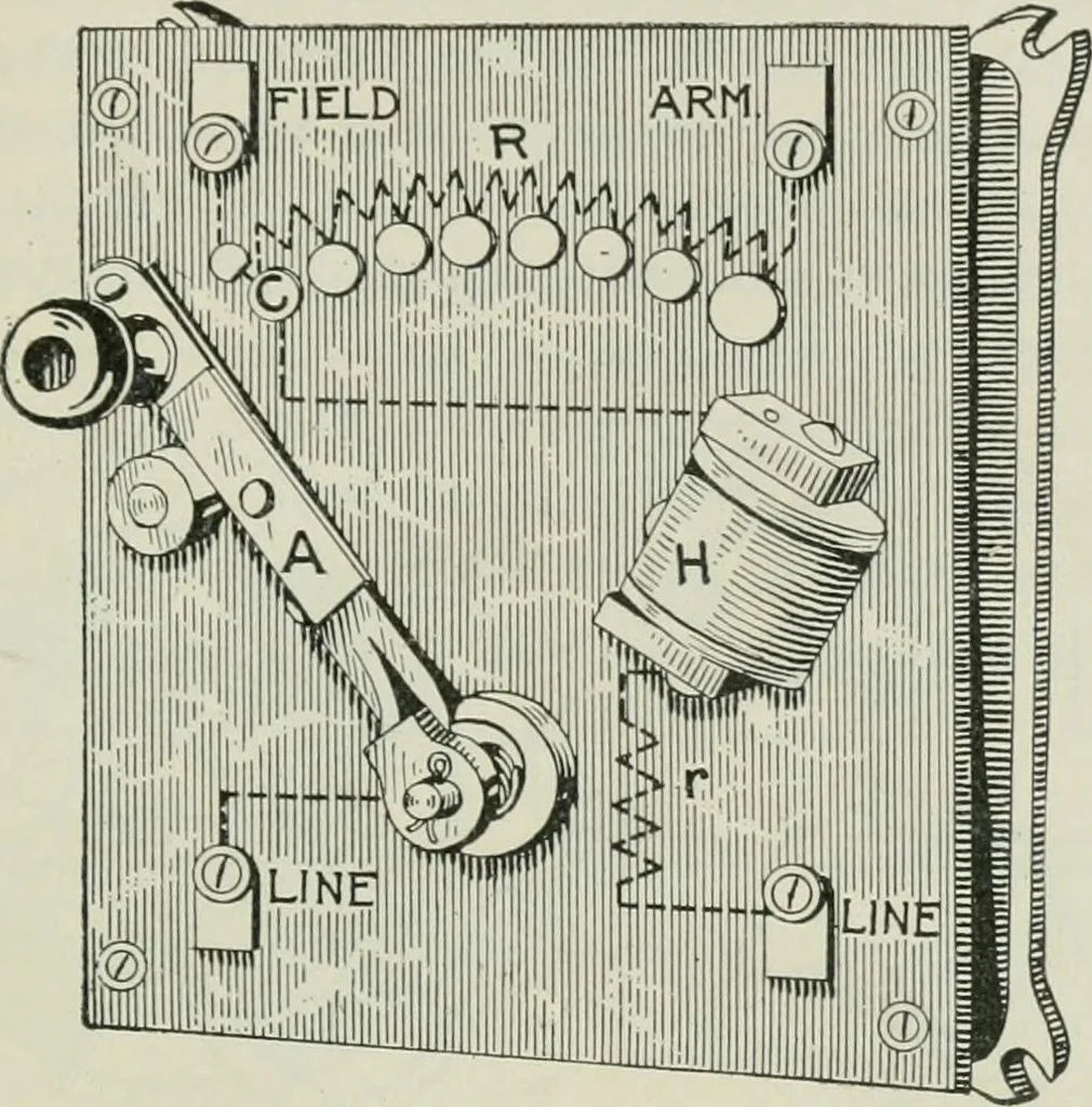 An illustration from Electrical machinery; a practical study course on installation, operation and maintenance, 1921, leaf 268