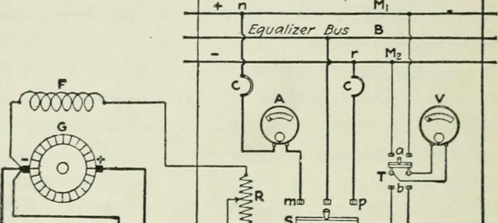 An illustration from Electrical machinery; a practical study course on installation, operation and maintenance, 1921, leaf 317