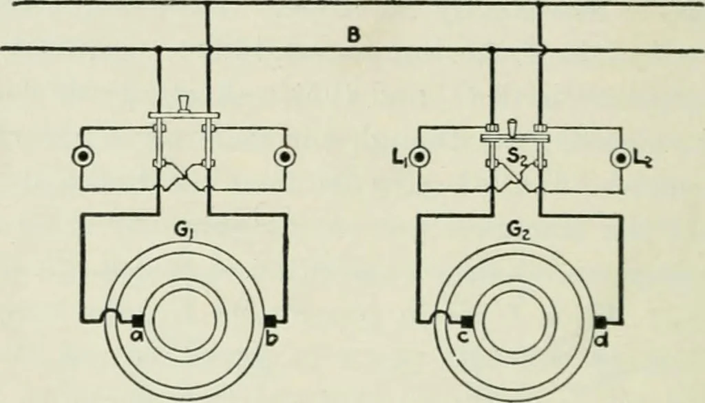 An illustration from Electrical machinery; a practical study course on installation, operation and maintenance, 1921, leaf 373