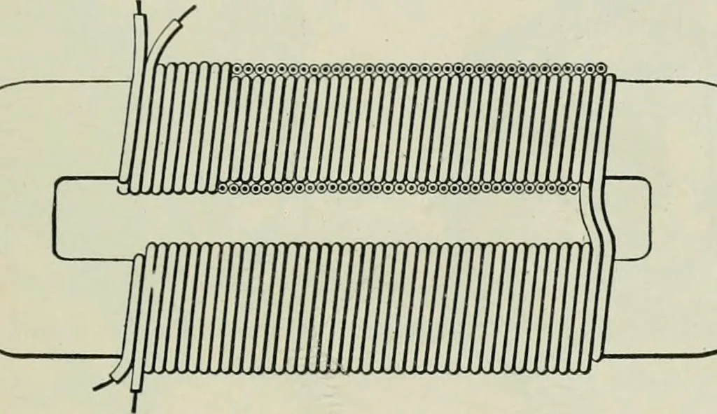 An illustration from Electrical machinery; a practical study course on installation, operation and maintenance, 1921, leaf 396