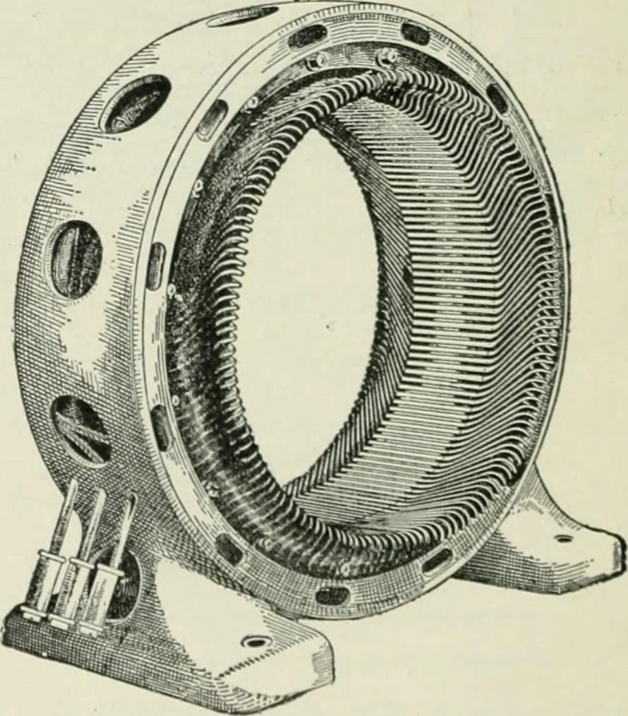 An illustration from Electrical machinery; a practical study course on installation, operation and maintenance, 1921, leaf 403
