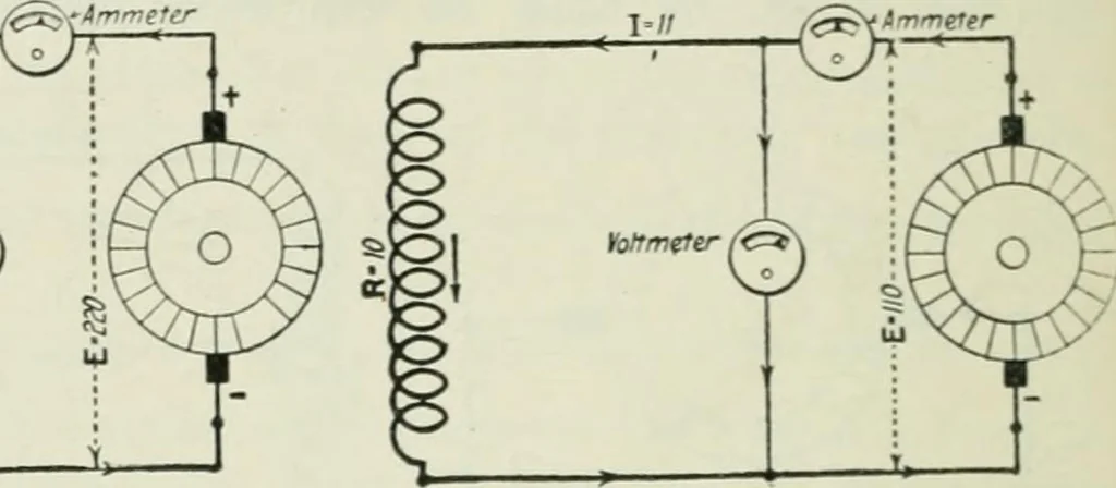 An illustration from Electrical machinery; a practical study course on installation, operation and maintenance, 1921, leaf 71