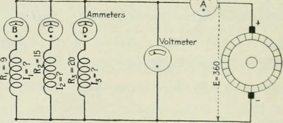 An illustration from Electrical machinery; a practical study course on installation, operation and maintenance, 1921, leaf 83