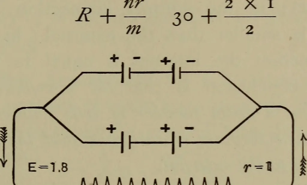 An illustration from Electrical and magnetic calculations, 1913, leaf 110