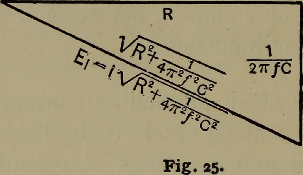 An illustration from Electrical and magnetic calculations, 1913, leaf 259