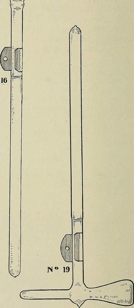 An illustration from Electrical novelties : the ultra vacuum electrodes, X-ray tubes and stands, the multiple spark interrupter, spark lamp to produce violet rays, spark regulator for coil, electric heaters, X-ray plates, 1903, leaf 10