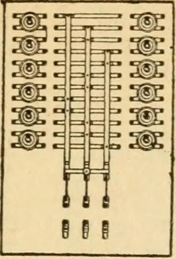 An illustration from Electrical tables and engineering data; a book of useful tables and practical hints for electricians, foremen, salesmen, solicitors, estimators, contractors, architects and engineers, 1916, leaf 179