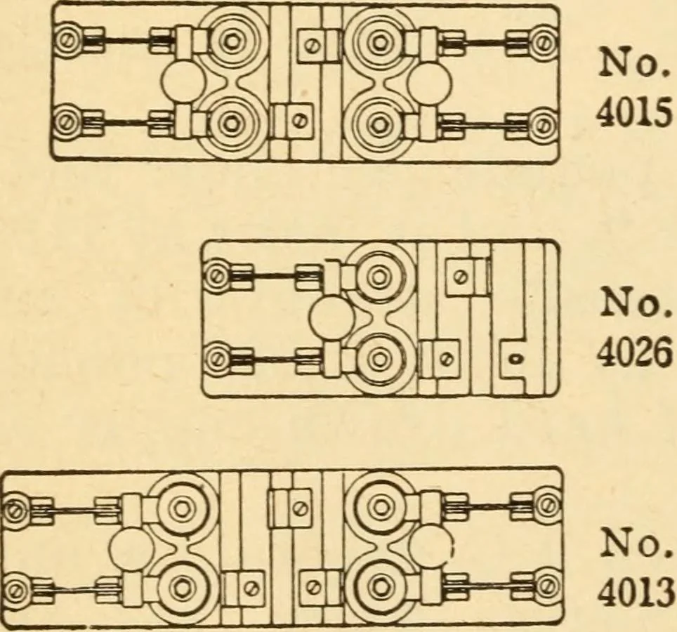 An illustration from Electrical tables and engineering data; a book of useful tables and practical hints for electricians, foremen, salesmen, solicitors, estimators, contractors, architects and engineers, 1916, leaf 46