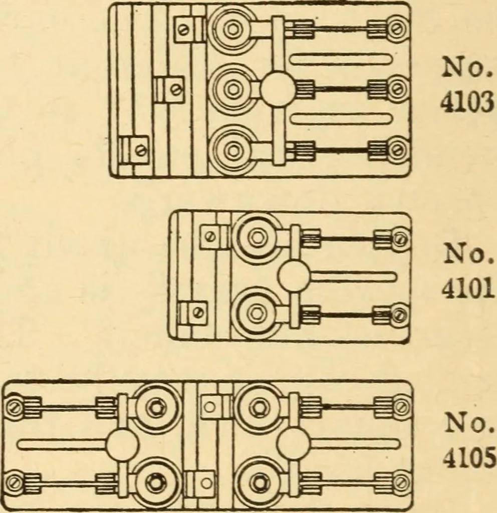 An illustration from Electrical tables and engineering data; a book of useful tables and practical hints for electricians, foremen, salesmen, solicitors, estimators, contractors, architects and engineers, 1916, leaf 46