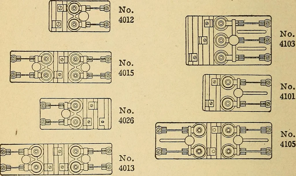 An illustration from Electrical tables and engineering data;, 1920, leaf 47