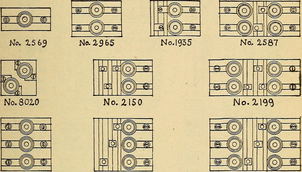 An illustration from Electrical tables and engineering data;, 1920, leaf 48
