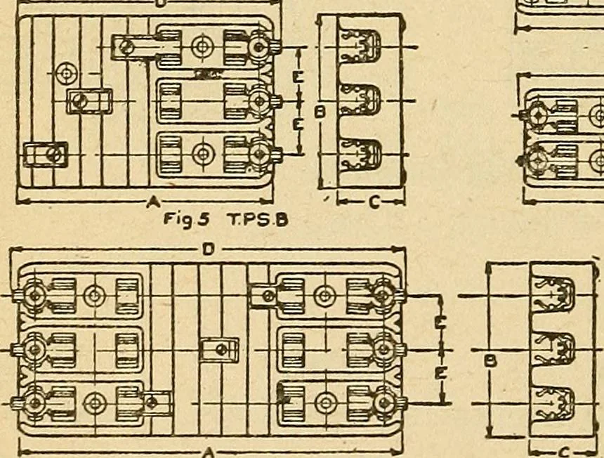 An illustration from Electrical tables and engineering data;, 1920, leaf 49