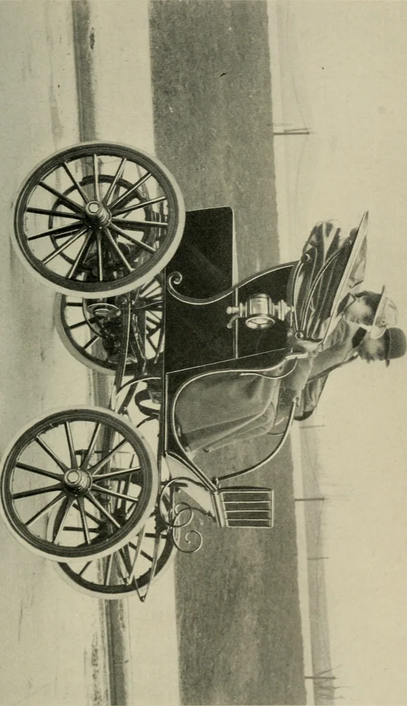 An illustration from Electric automobile its construction care and operation, 1900, leaf 34
