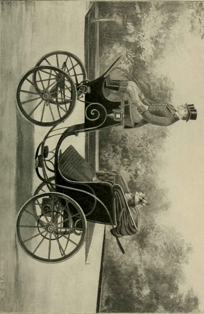 An illustration from Electric automobile its construction care and operation, 1900, leaf 54