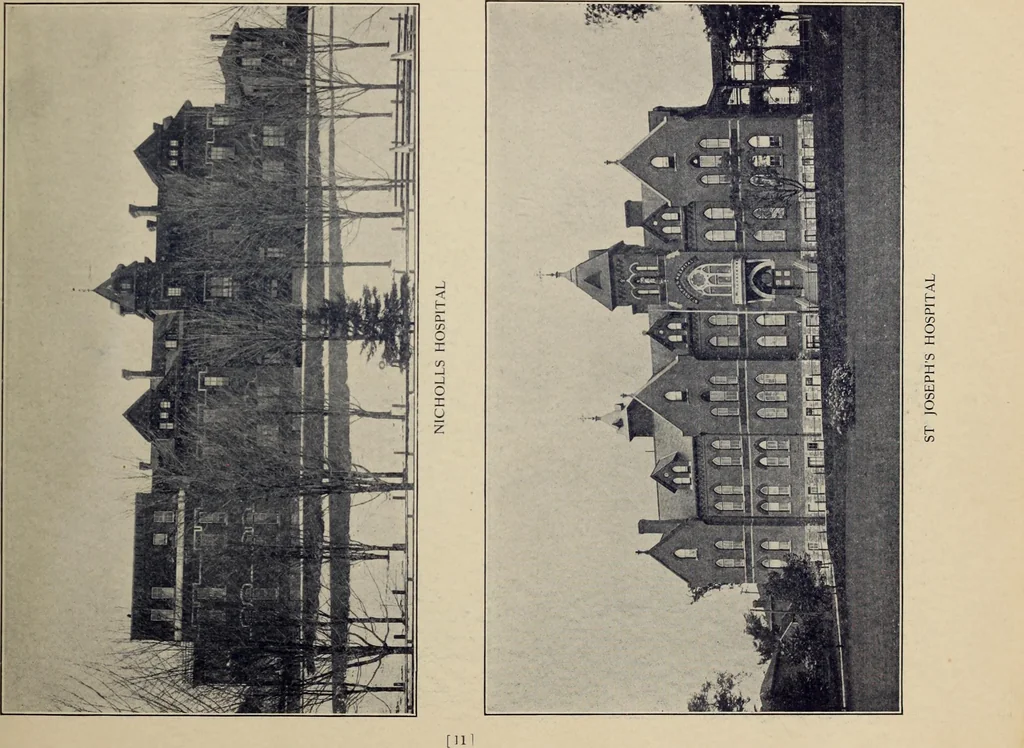 An illustration from The Electric City, Peterborough, Ontario, Canada : views of city and district, with information from official sources ... / compiled by J.A. McElhiney and E.R. Hensley., 1915, leaf 12