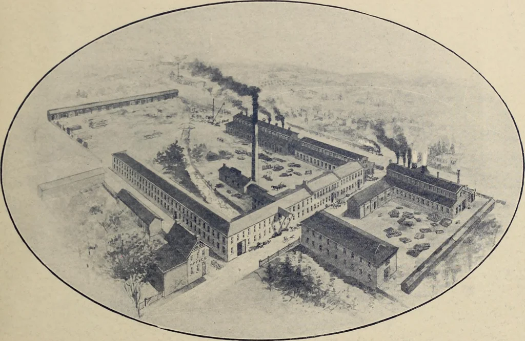 An illustration from The Electric City, Peterborough, Ontario, Canada : views of city and district, with information from official sources ... / compiled by J.A. McElhiney and E.R. Hensley., 1915, leaf 20