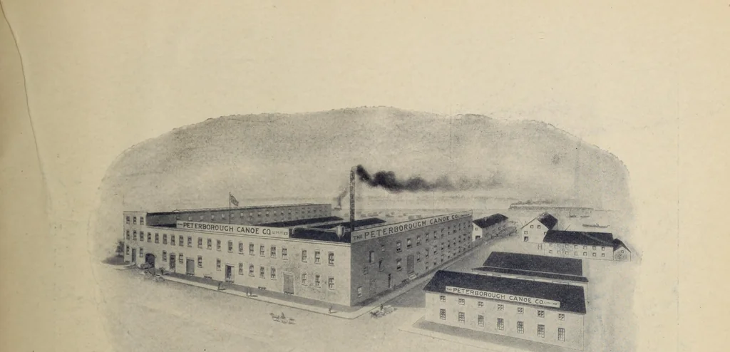 An illustration from The Electric City, Peterborough, Ontario, Canada : views of city and district, with information from official sources ... / compiled by J.A. McElhiney and E.R. Hensley., 1915, leaf 22