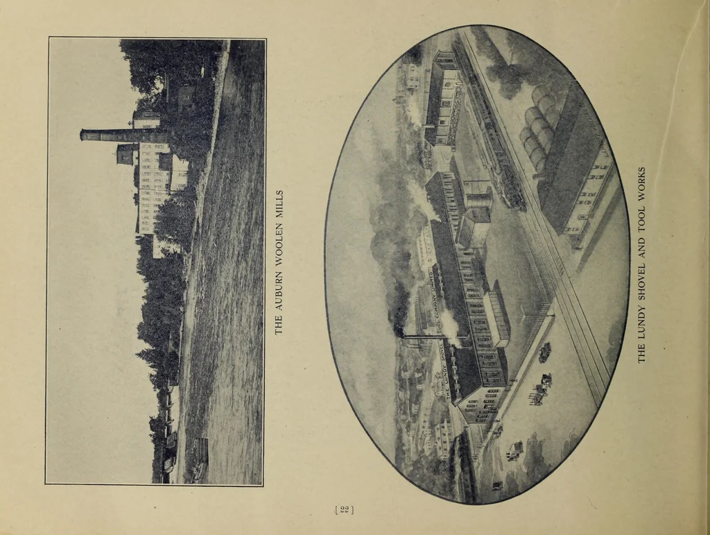 An illustration from The Electric City, Peterborough, Ontario, Canada : views of city and district, with information from official sources ... / compiled by J.A. McElhiney and E.R. Hensley., 1915, leaf 23