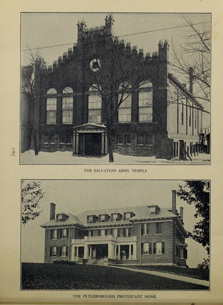 An illustration from The Electric City, Peterborough, Ontario, Canada : views of city and district, with information from official sources ... / compiled by J.A. McElhiney and E.R. Hensley., 1915, leaf 29