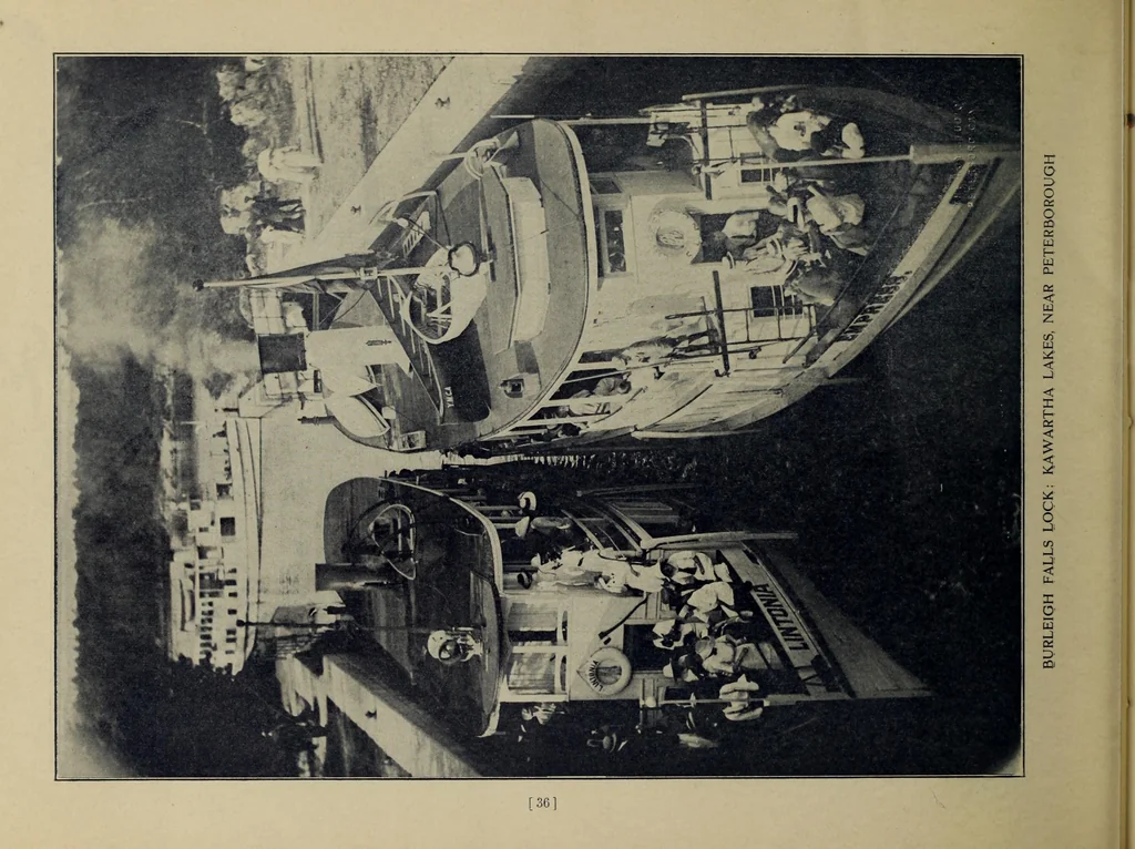 An illustration from The Electric City, Peterborough, Ontario, Canada : views of city and district, with information from official sources ... / compiled by J.A. McElhiney and E.R. Hensley., 1915, leaf 37