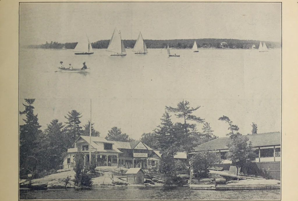 An illustration from The Electric City, Peterborough, Ontario, Canada : views of city and district, with information from official sources ... / compiled by J.A. McElhiney and E.R. Hensley., 1915, leaf 38