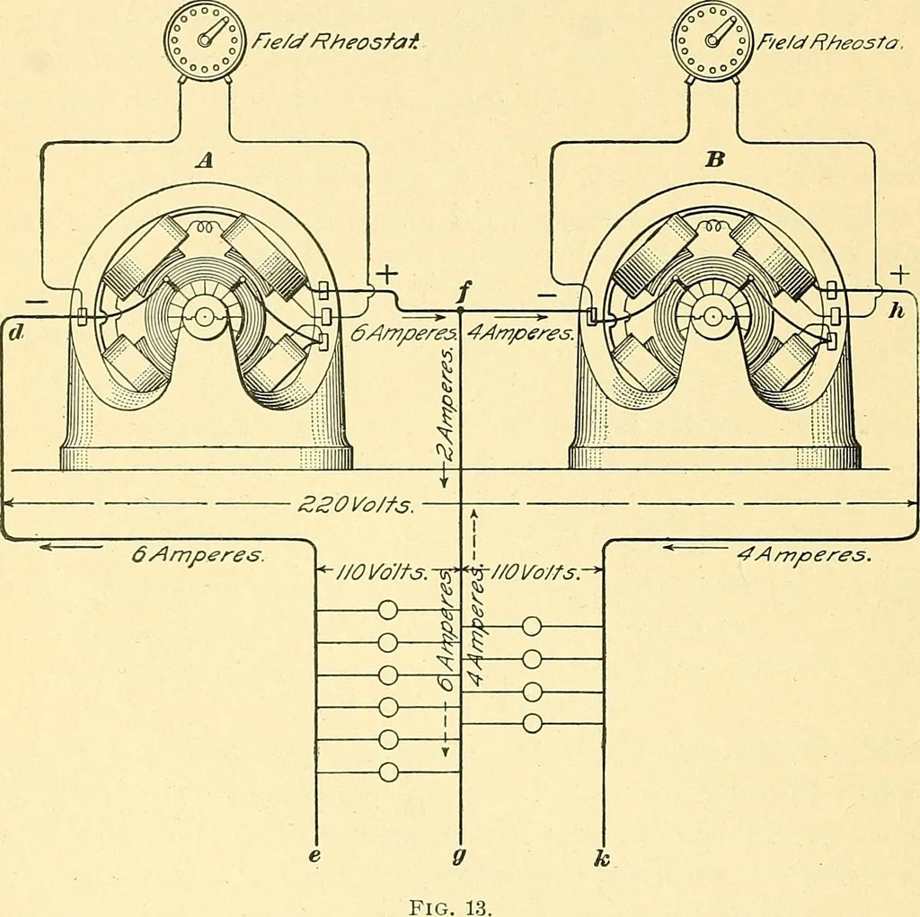 An illustration from [Electric engineering.], 1902, leaf 56