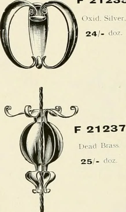 An illustration from Electric fixtures & glassware : F & G section, 13th ed., 1911, leaf 11
