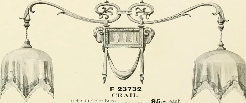 An illustration from Electric fixtures & glassware : F & G section, 13th ed., 1911, leaf 111
